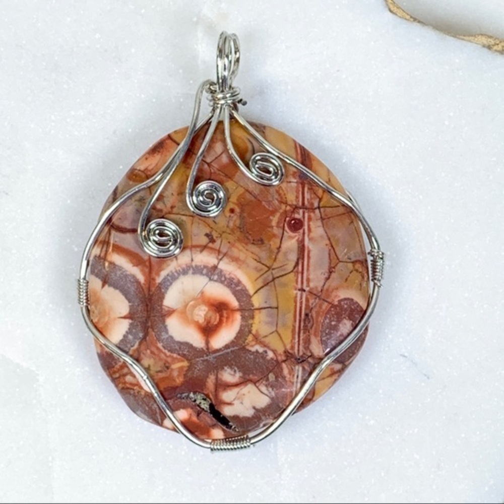 Large Bird’s Eye Jasper Pendant